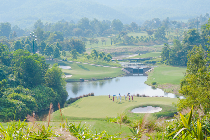 Việt Nam là một lựa chọn yêu thích của golf thủ Hàn Quốc vào mùa đông (ảnh minh hoạ, sân Ba Na Hills Golf Club)