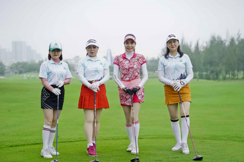 Giải có sự góp mặt của các nữ golfer