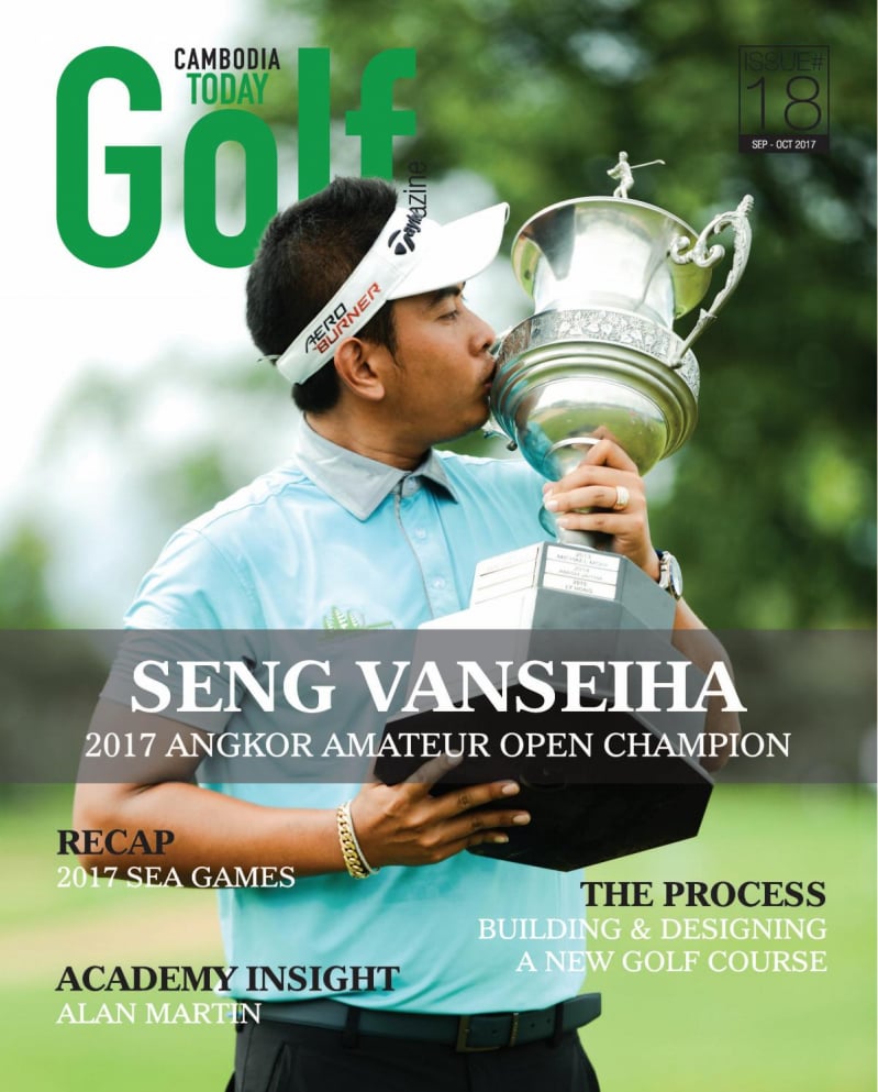 Vanseiha trên trang bìa Tạp chí Golf Campuchia 2017