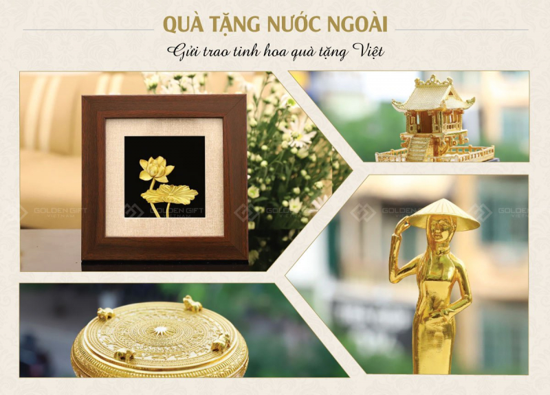 Những giá trị văn hoá ngàn năm của Việt Nam được kết tinh trong những món quà vàng tinh xảo, cao cấp.