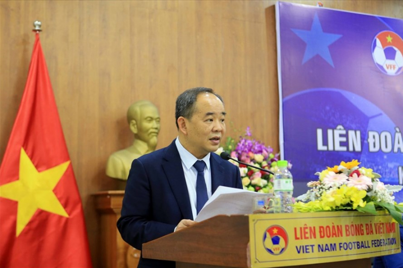 Chủ tịch VFF nhiệm kỳ 2018-2022 Lê Khánh Hải (Ảnh: VFF)