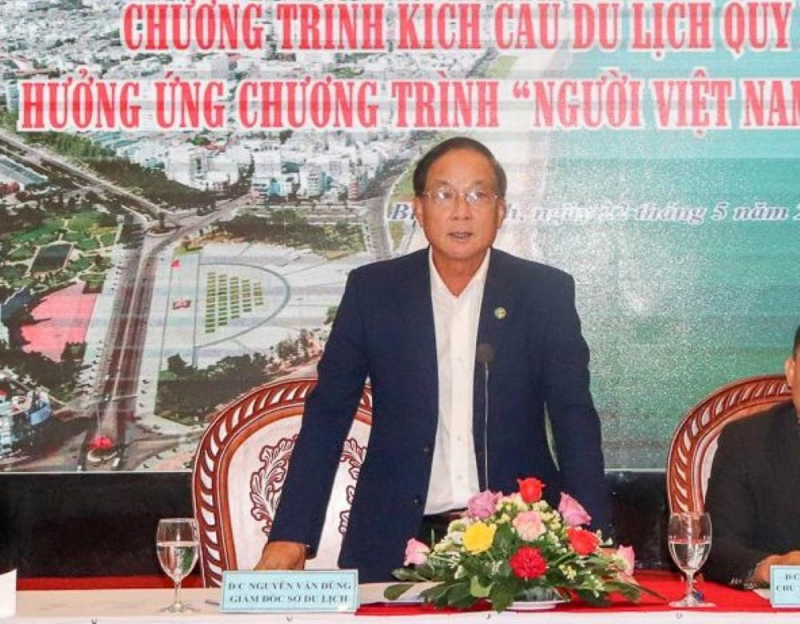Ông Nguyễn Văn Dũng khi còn giữ chức vụ Giám đốc Sở Du lịch Bình Định (ảnh: Vietnamnet)