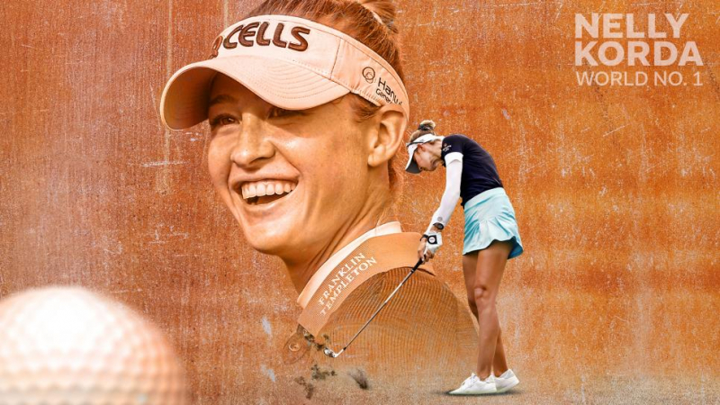 Korda là golfer Mỹ thứ ba lên đỉnh Rolex Rankings và tại vị lâu nhất với 26 tuần