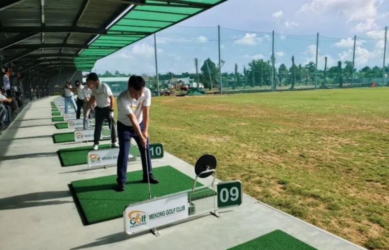 Sân tập Mekong Golf Cần Thơ khi chưa bị 