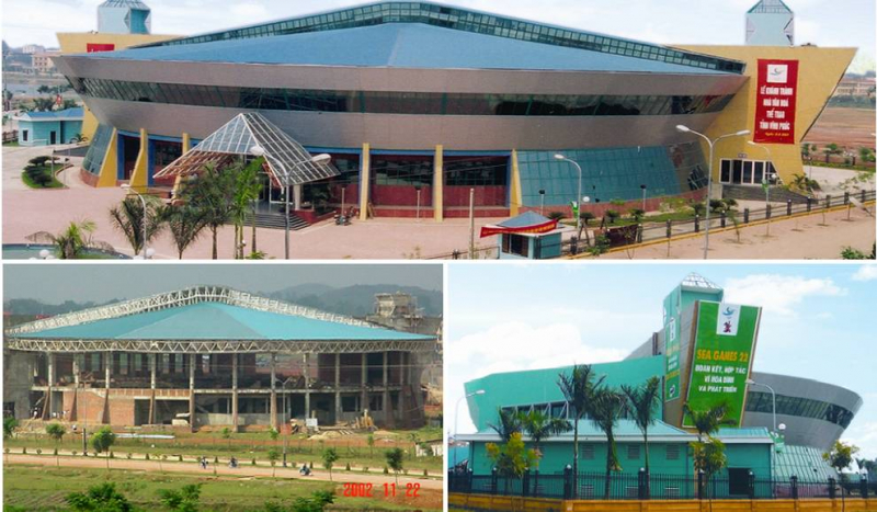 Nhà thi đấu tỉnh Vĩnh Phúc là địa điểm tổ chức thi đấu môn Muay phục vụ SEA Games 31