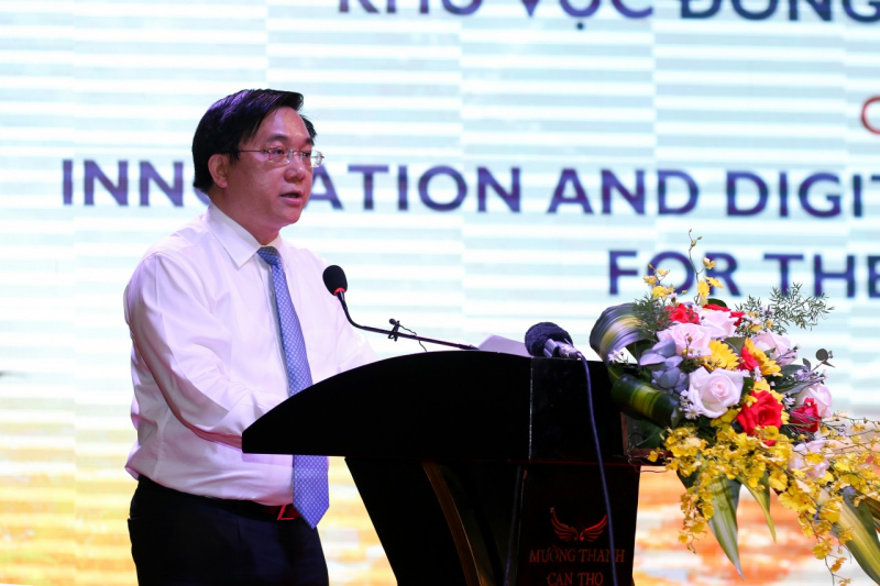 Thứ trưởng Bộ KH&ĐT Trần Duy Đông phát biểu tại sự kiện.