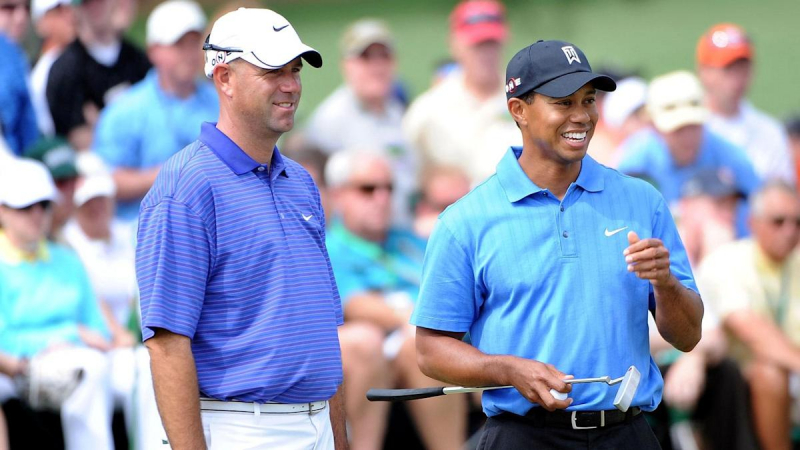 Cink và Woods trong một sự kiện PGA Tour