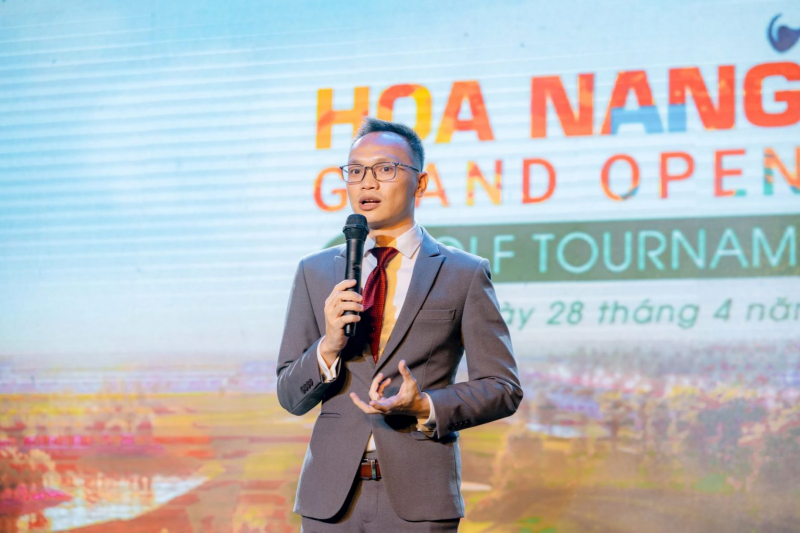 Ông Doãn Văn Trung, Tổng Giám đốc Cen Golf, Trưởng ban tổ chức giải Hoa Nang Camping Beach Grand Opening