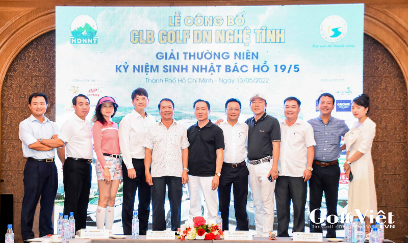 BCN CLB Golf Doanh Nhân Nghệ Tĩnh và khách mời tại Lễ công bố giải golf
