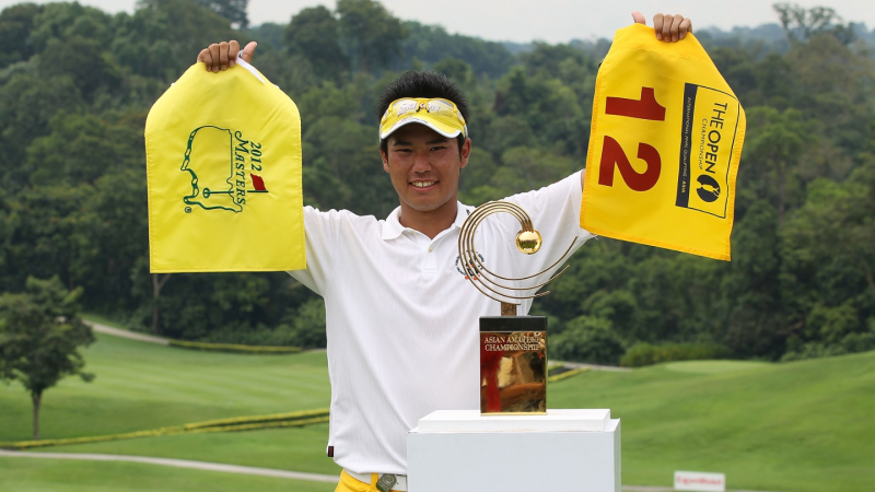 Matsuyama nhận suất đấu The Masters và The Open Championship 2012 khi thành công bảo vệ chức vô địch AAC 2011