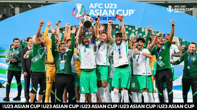 Mỗi cầu thủ Saudi Arabia nhận thưởng một triệu riyal (tương đương hơn sáu tỷ đồng) sau khi vô địch U23 châu Á 2022.