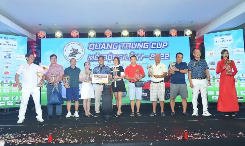 Các golfer có thành tích tốt ở giải Quang Trung cup mở rộng lần 1