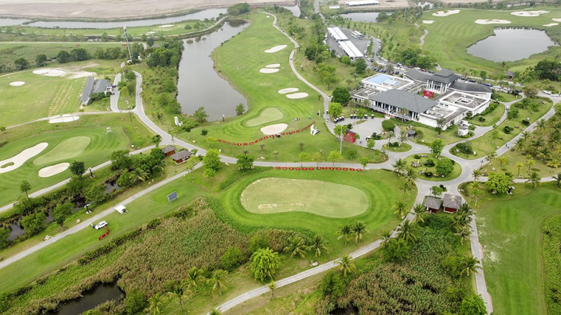 Sân Marsh (Đầm lầy) ở Vinpearl Golf Hải Phòng, nơi tổ chức giải Vô địch Golf Quốc gia thuộc VGA Tour sẽ là chủ nhà ba giải nghiệp dư thành tích cao trong tháng 7