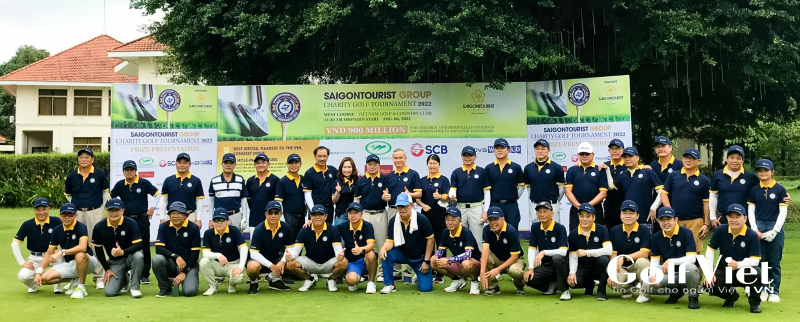 Giải golf “Saigontourist Group Vì cộng đồng” năm nay thu hút 150 golfer tham gia với mục đích chung tay vì cộng đồng.
