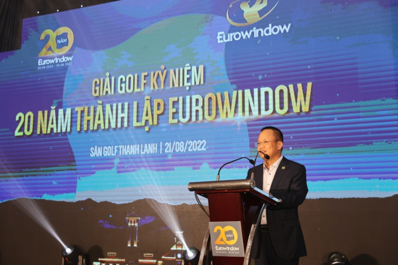 TGĐ Eurowindow Nguyễn Cảnh Hồng chia sẻ tại giải đấu