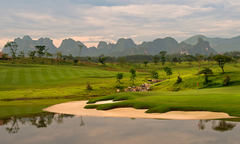 Sân Sky trong SkyLake Resort & Golf Club - điểm đấu Vietnam Open vào tháng 9