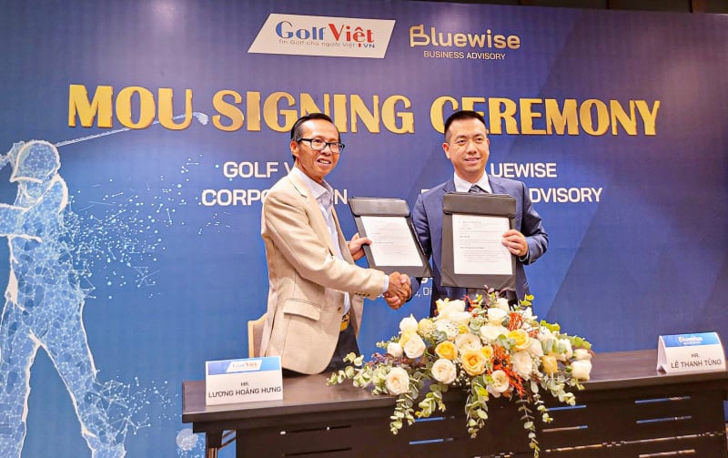GolfViet và Bluewise bắt tay hợp tác phát triển ngành golf tại Việt Nam