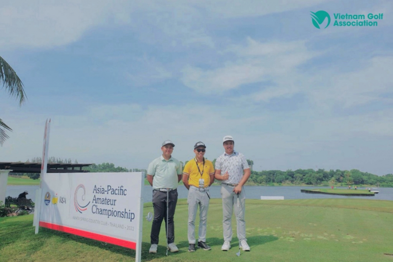 Hai golfer Việt tranh tài ở AAC 2022 là Nguyễn Anh Minh và Nguyễn Đặng Minh (ảnh: VGA)