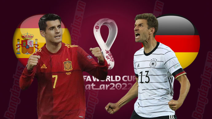 Hai gã khổng lồ bóng đá châu Âu Đức và Tây Ban Nha sẽ đối đầu nhau vào lúc 2h00 ngày 28/11.