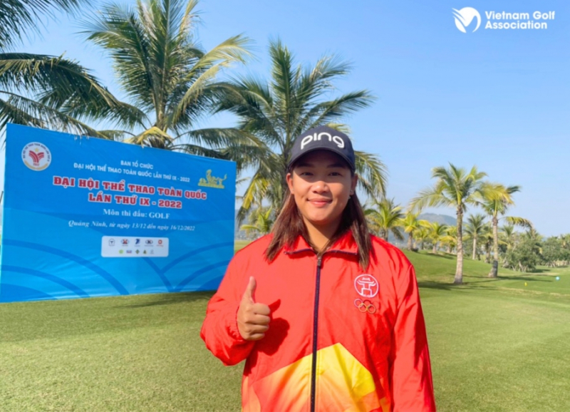 Thảo My lập chuỗi HC vàng cá nhân golf nữ ở ba kỳ Đại hội 2014, 2018 và 2022