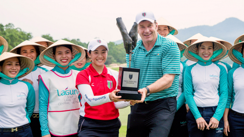 Suzuka Yamaguchi - golfer nữ đầu tiên ẵm cúp VCK Faldo Series Asia ở kỳ 2018
