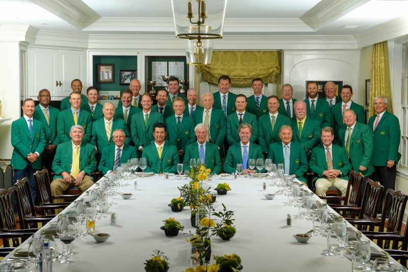 Các nhà vô địch Masters dự tiệc Champions Dinners hồi tháng 4/2022, hai tháng trước khi LIV Golf Invitational Series khai trương