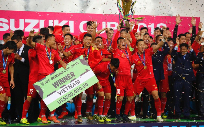 Tuyển Việt Nam nhận thưởng 300.000 USD với chức vô địch AFF Cup 2018 và được mức tương đương nếu đoạt cúp năm nay