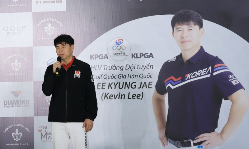 Ông Kevin Lee - HLV trưởng đội tuyển golf quốc gia Hàn Quốc từ năm 2020-2022 sẽ đảm nhiệm công tác đào tạo golf tại LSG Diamond Class