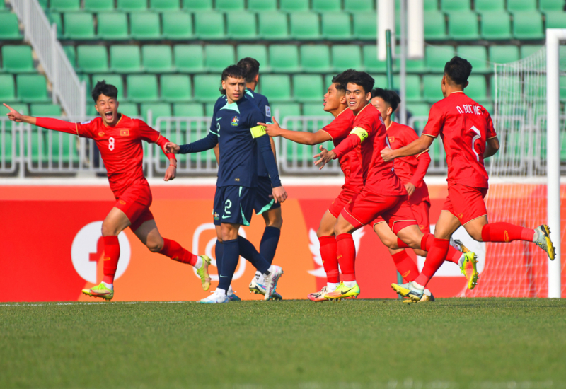 U20 Việt Nam có sự khởi đầu ấn tượng tại VCK U20 châu Á 2023 (ảnh: VFF)
