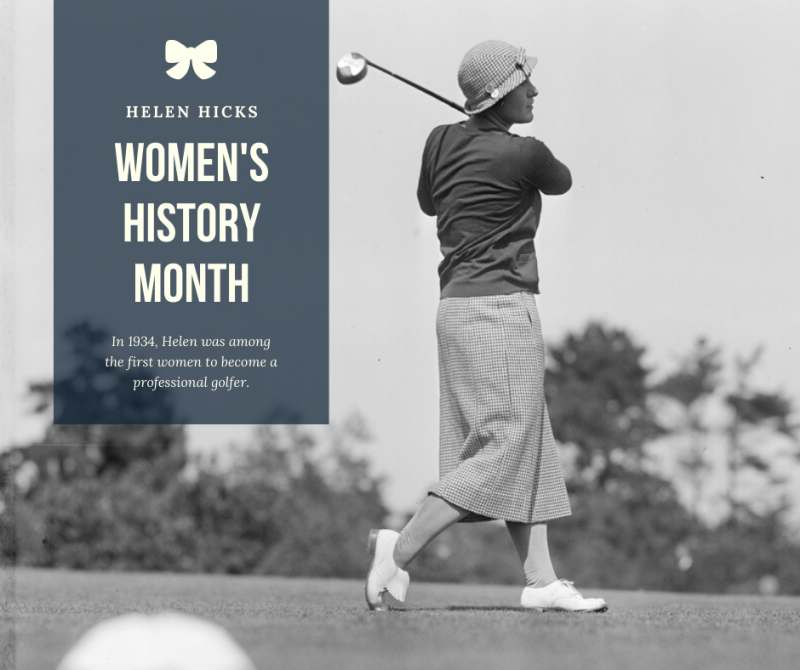 Helen Hick, tay golf chuyên nghiệp nữ đầu tiên