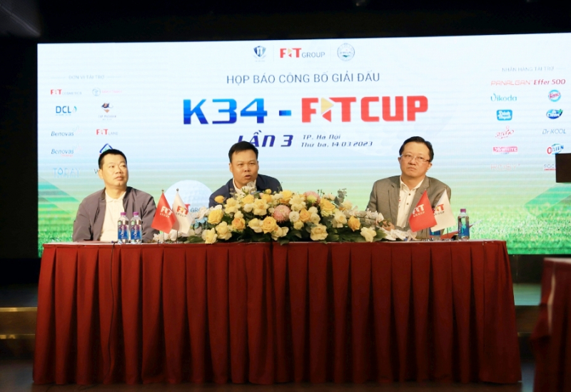 Lễ công bố giải golf K34 FIT Cup lần thứ ba