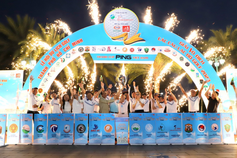 CLB Hà Tĩnh miền Nam thắng giải Vô địch các CLB Golf 2023 tranh Cup Ping Việt Nam