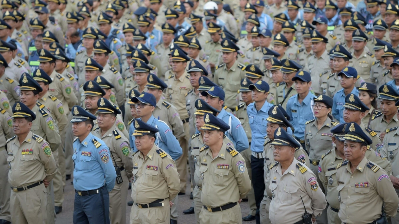 Chủ nhà Campuchia huy động 23.751 nhân viên an ninh từ nhiều đơn vị để đảm bảo an ninh an toàn tuyệt đối tại SEA Games 32 và Para Games 12. Ảnh: AFP
