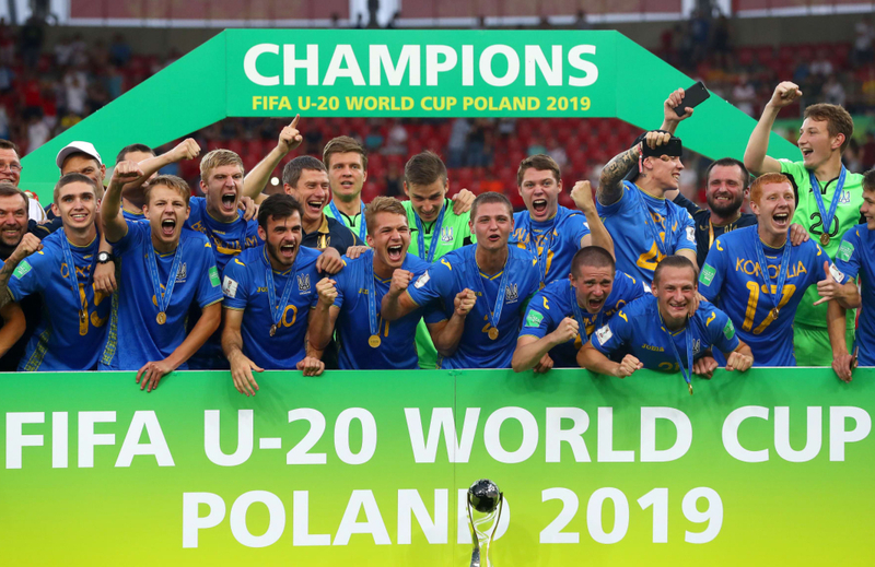 Ukraine là đương kim vô địch U20 World Cup, tô chức năm 2019, nhưng không vào vòng chung kết kỳ này. Ảnh: FIFA