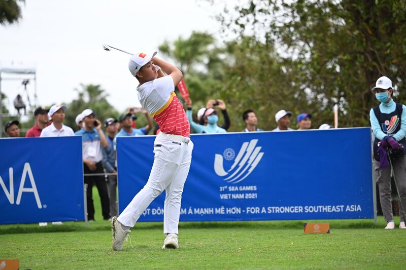 Anh Minh ghi dấu ấn ngay trong lần đầu khoác áo đội tuyển golf quốc gia tham dự SEA Games