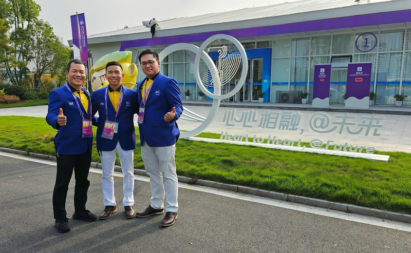  3 quan chức kĩ thuật quốc tế người Việt Nam môn golf tại Asiad 19.
