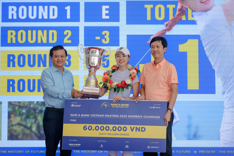 Nhà Vô địch bảng Nữ gọi tên Lina Kim cùng tổng điểm sau 4 vòng đấu là (+1)