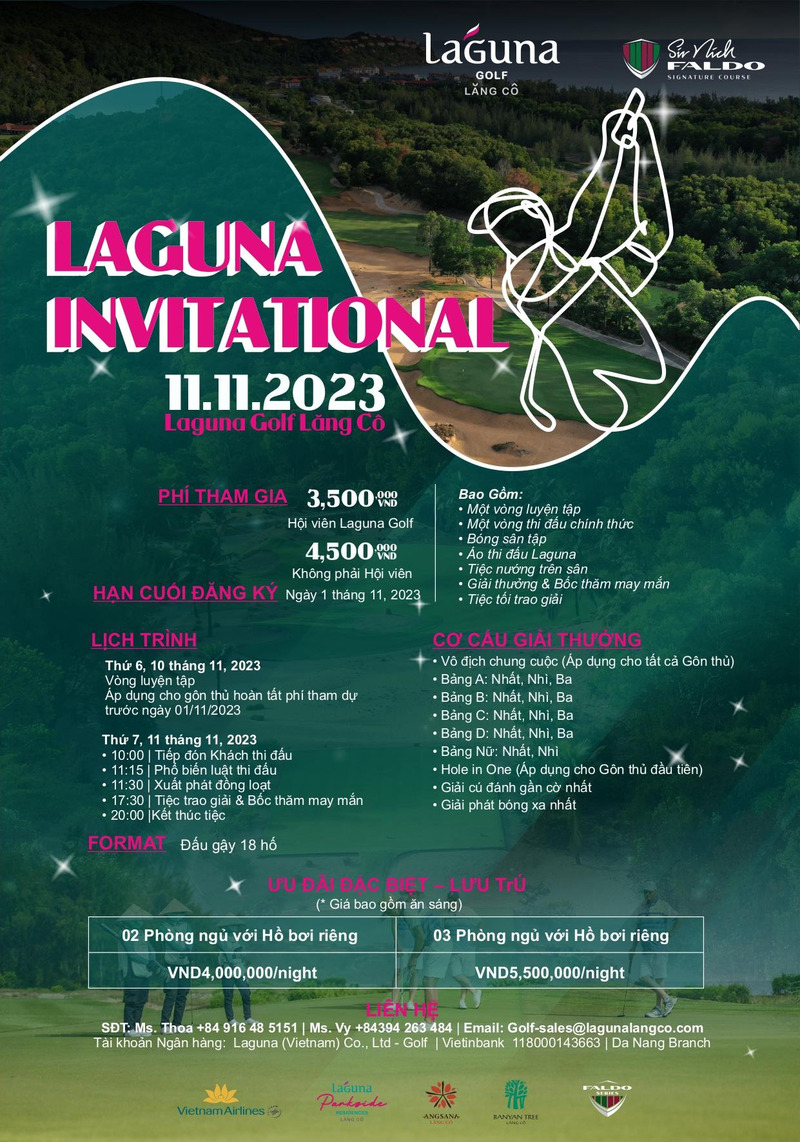 Thông tin về giải Laguna Invitational 2023