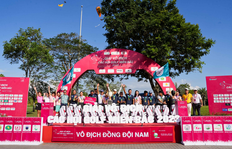 Đội tuyển Nam Hội golf Hà Nội giành chức vô địch đồng đội nam