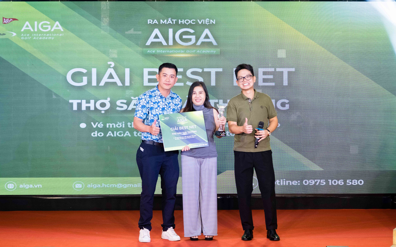 Golfer Hồ Thị Lành thắng giải Best Net