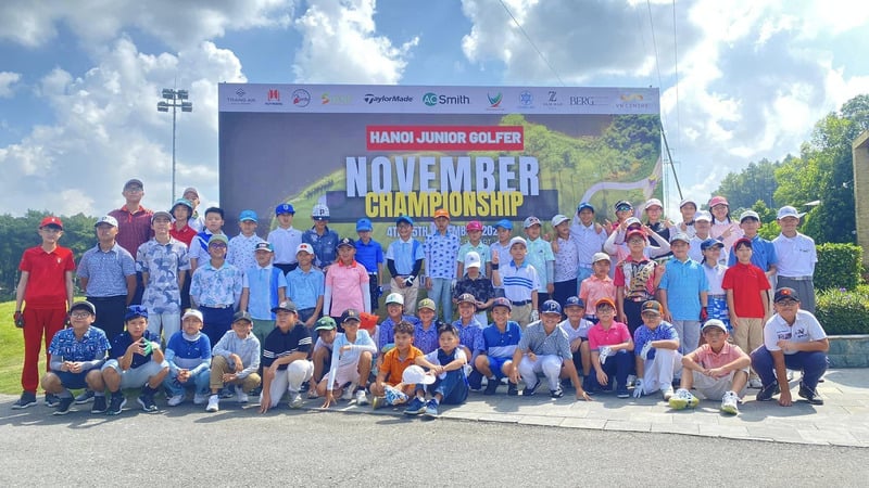 Các golfer nhí của Hanoi Junior Golfer Club