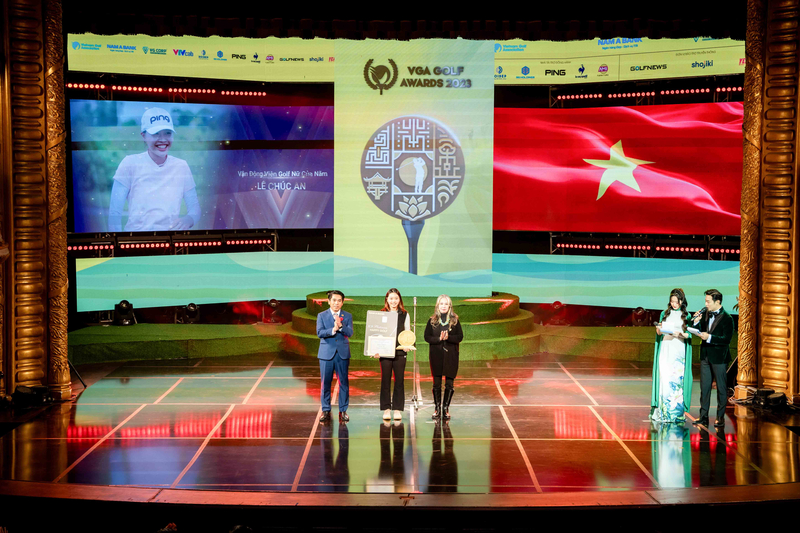 Giải vận động viên golf Nữ của năm và giải vận động viên Nữ trẻ của năm thuộc về VĐV: Lê Chúc An