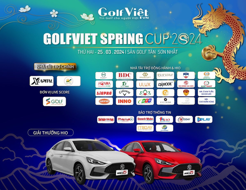giai golf GolfViet Spring Cup 2024