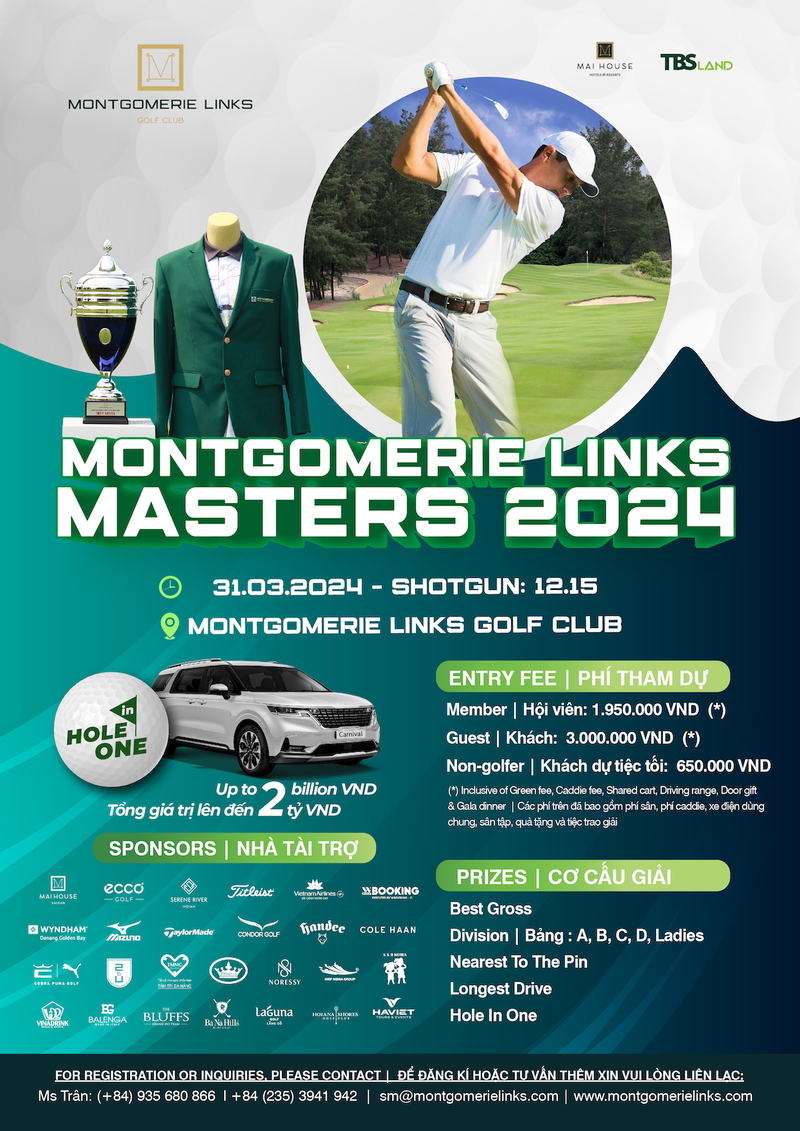 Montgomerie Links Masters Golf 2024