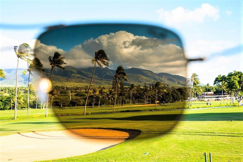 Mắt kính polarized Maui Jim mang đến khả năng tăng cường màu sắc với độ chân thực và sắc nét ấn tượng
