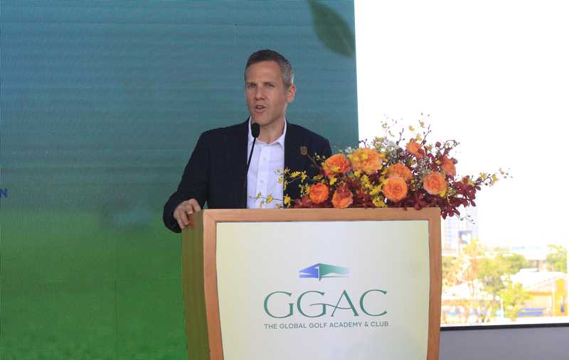 Ông Linton Borthwick – Phó Tổng Giám đốc, kiêm Giám đốc Khối Dịch vụ khách hàng Masterise Homes - kỳ vọng vào sự phát triển của The Global Golf Academy & Club.