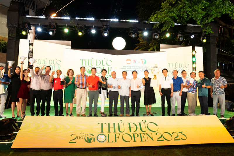 Giải Golf Thủ Đức Open lần 2 năm 2023 đã vận động được hơn 35 tỉ đồng để trao cho quĩ 