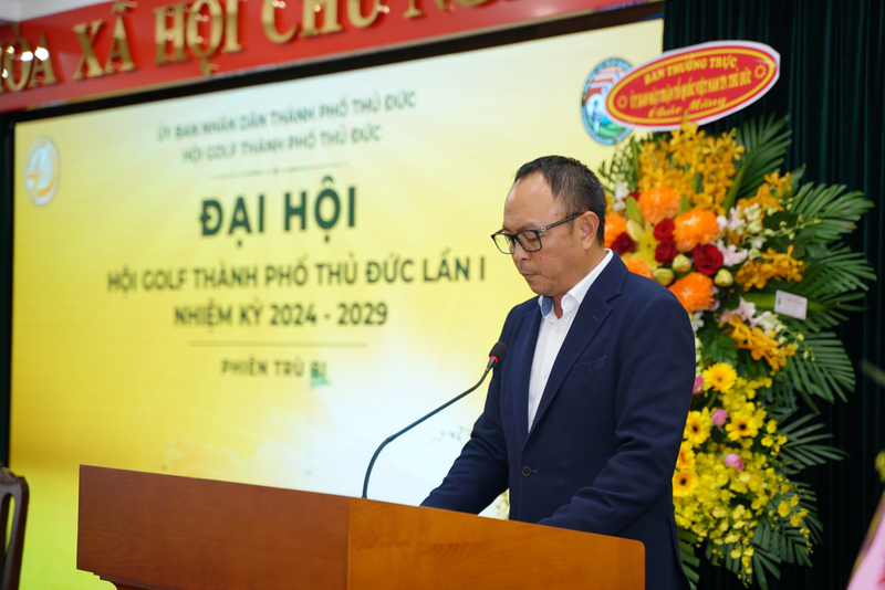 Nguyen Hoang Tuan - Chairman of Thu Duc City Golf Association