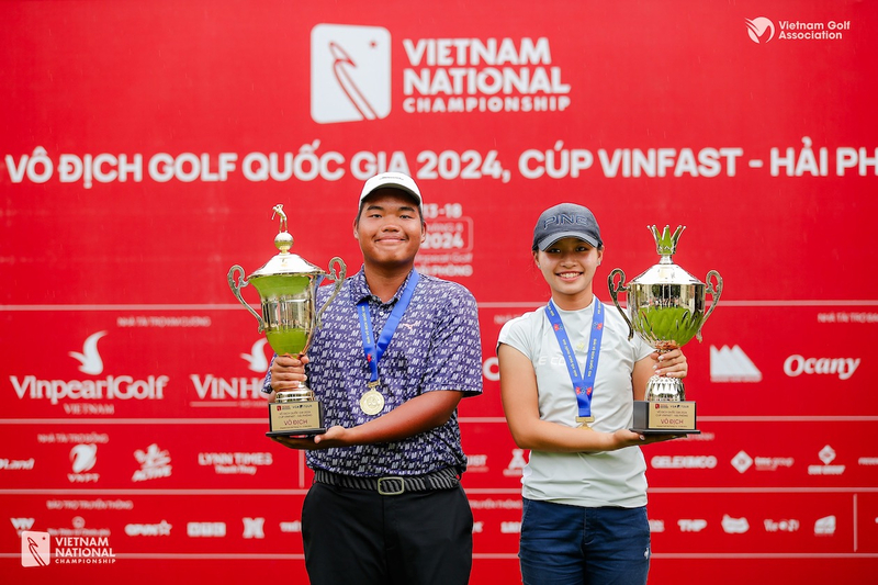 Hai nhà vô địch giải vô địch golf Quốc gia 2024