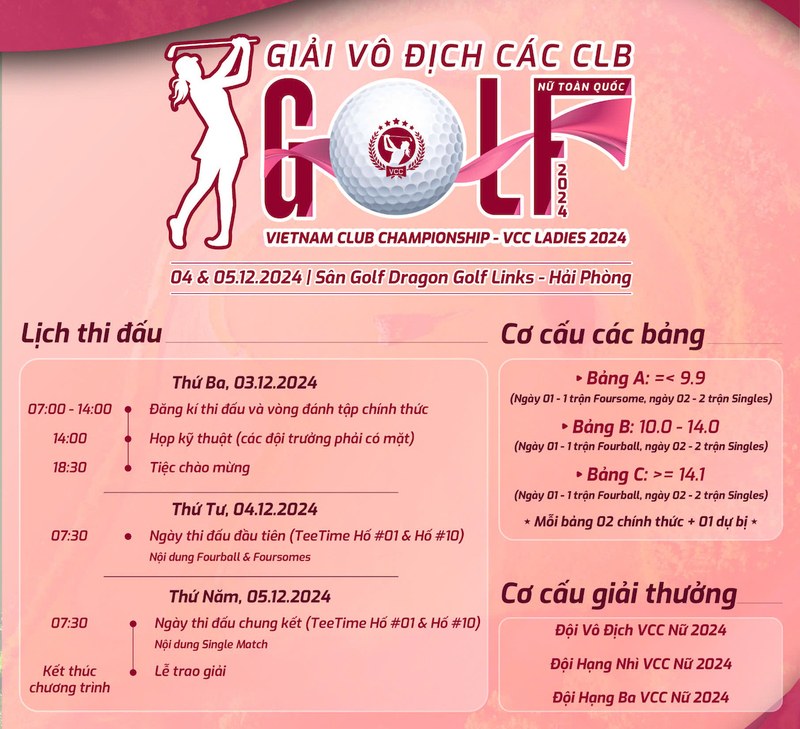 giai vo dich clb golf nu 2024